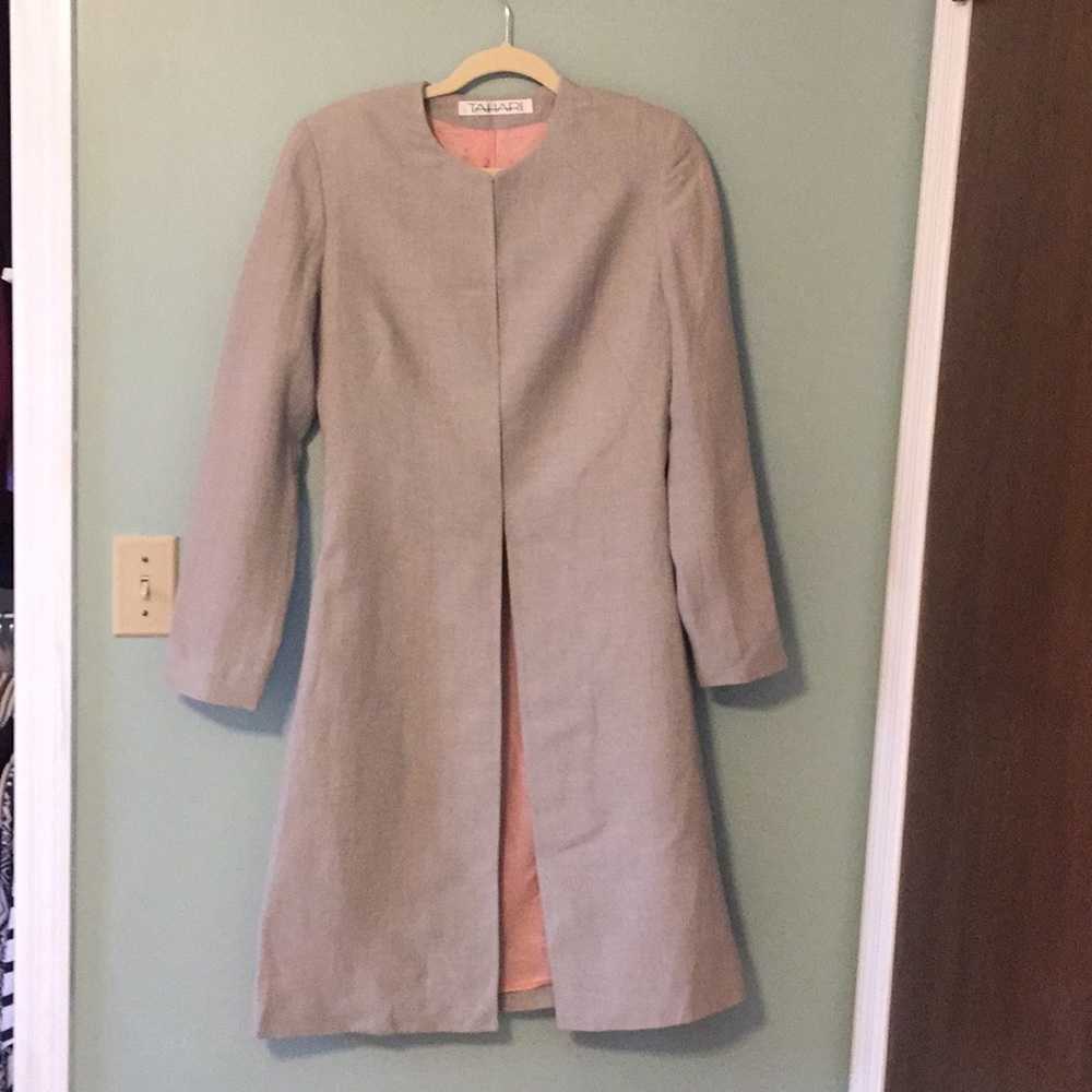 Tahari Topper Duster Jacket